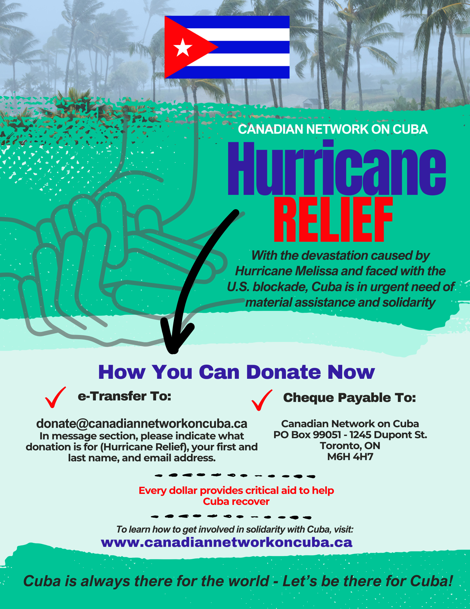 HURRICANe MELISSA RELIEF