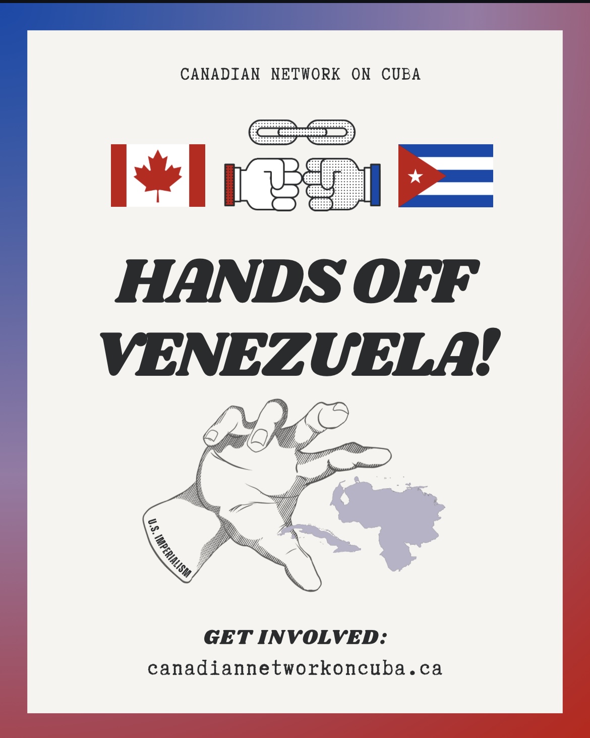 TELL YOUR MP: HANDS OFF VENEZUELA!