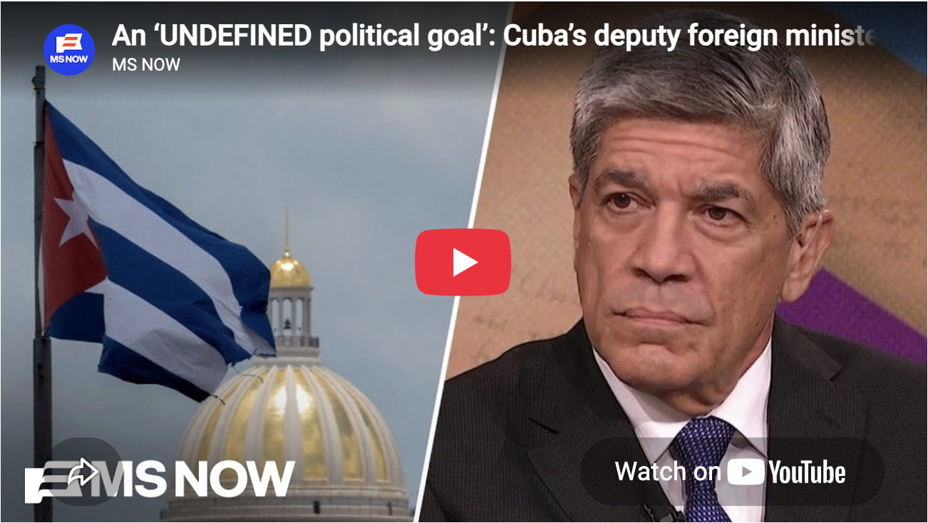 VIDEO: Cuba’s deputy foreign minister reacts to U.S. fuel blockade